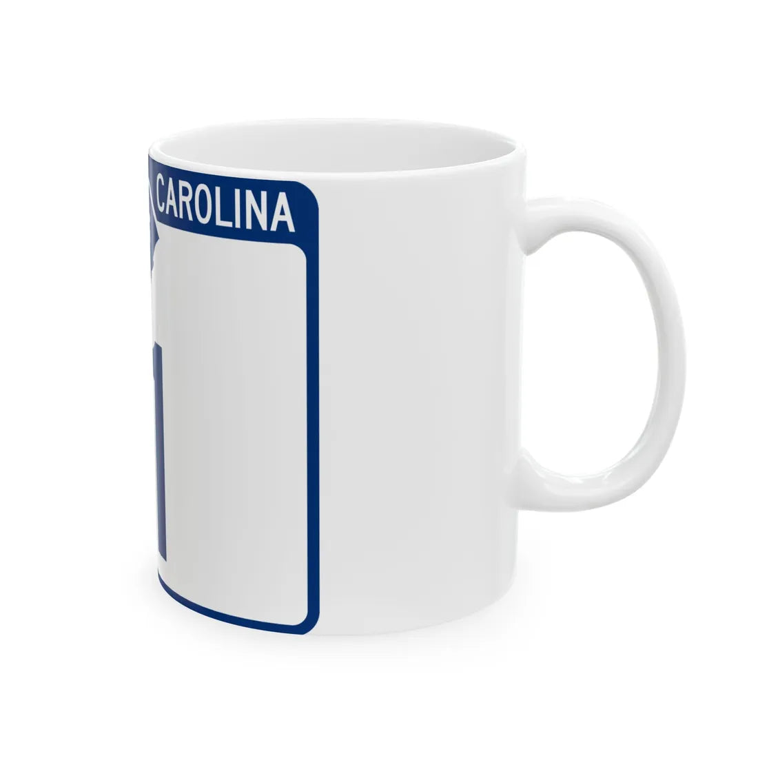 South Carolina 11 (South Carolina) (Road Sign) White Coffee Mug - Go Mug Yourself