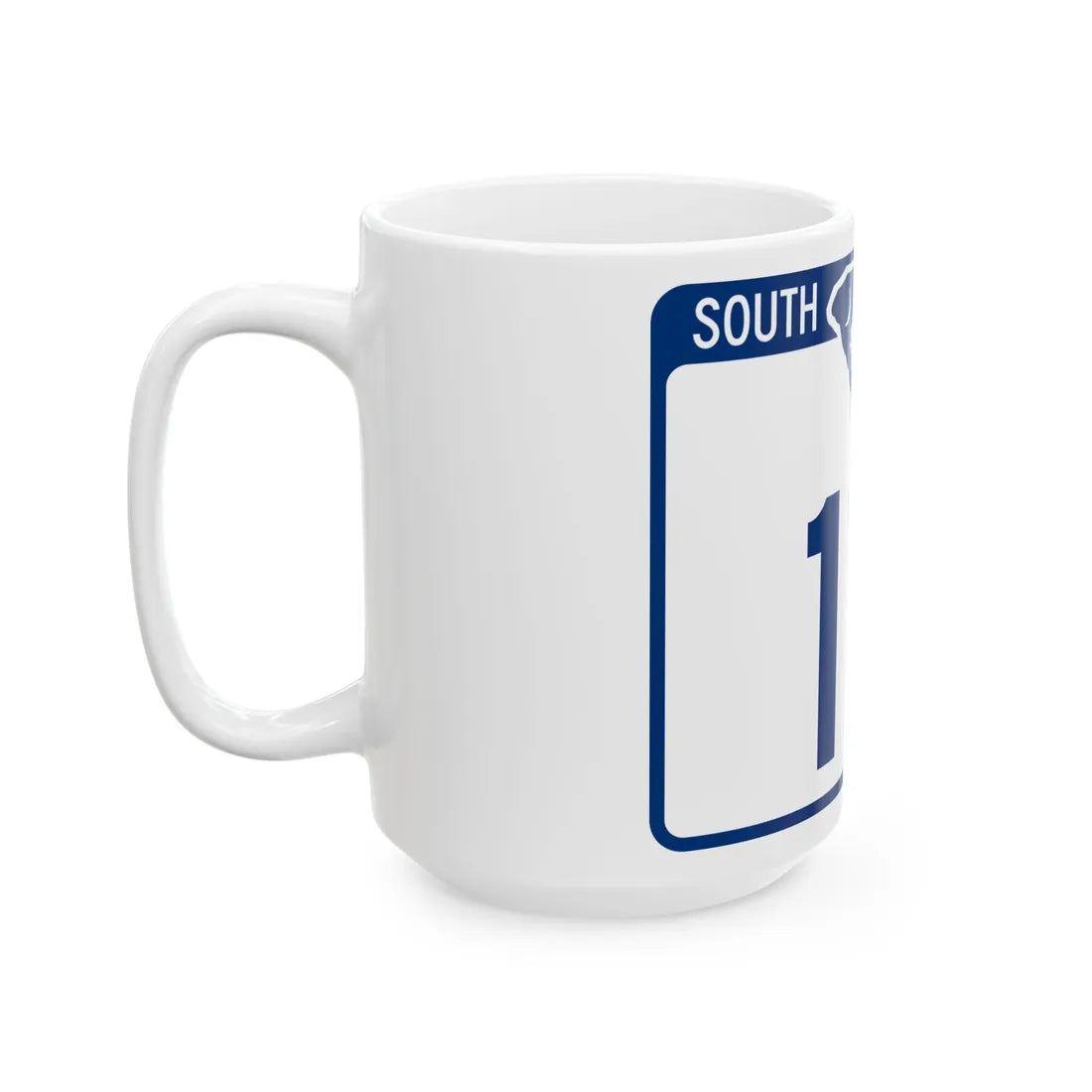 South Carolina 111 (South Carolina) (Road Sign) White Coffee Mug - Go Mug Yourself