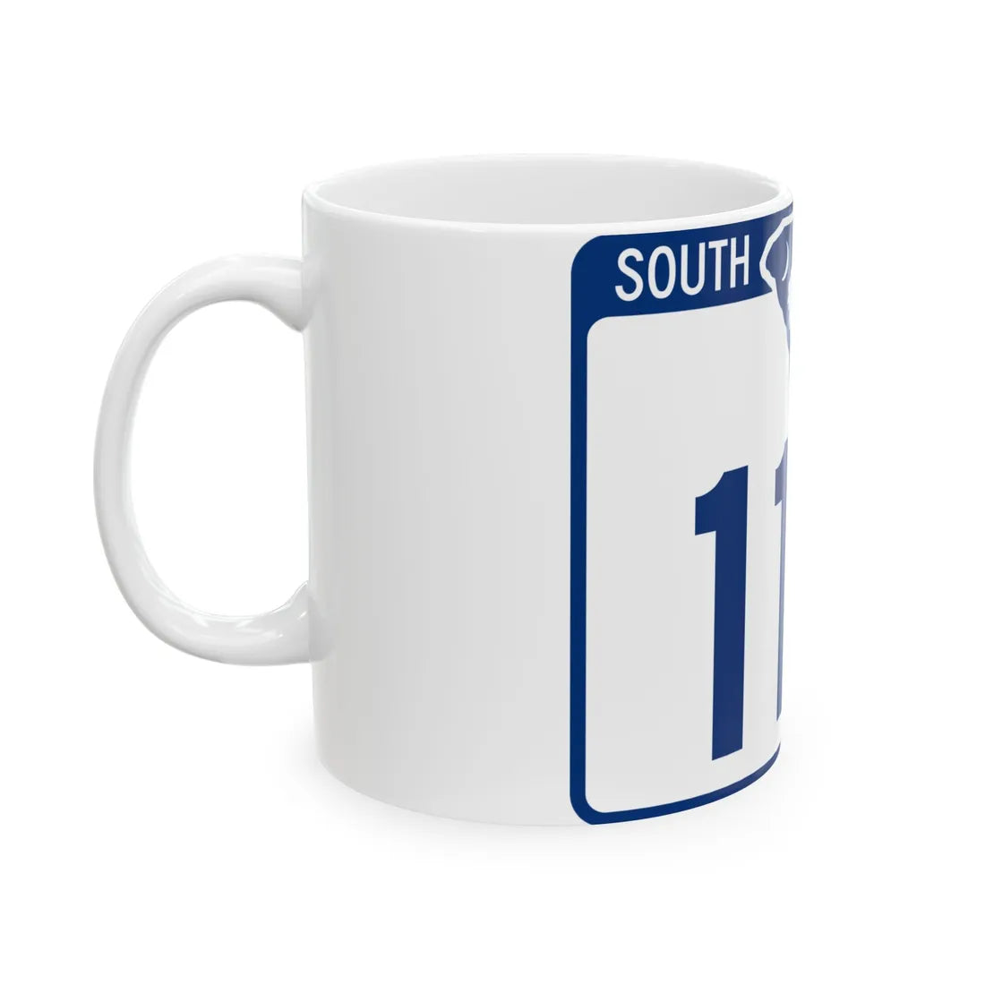South Carolina 112 (South Carolina) (Road Sign) White Coffee Mug - Go Mug Yourself