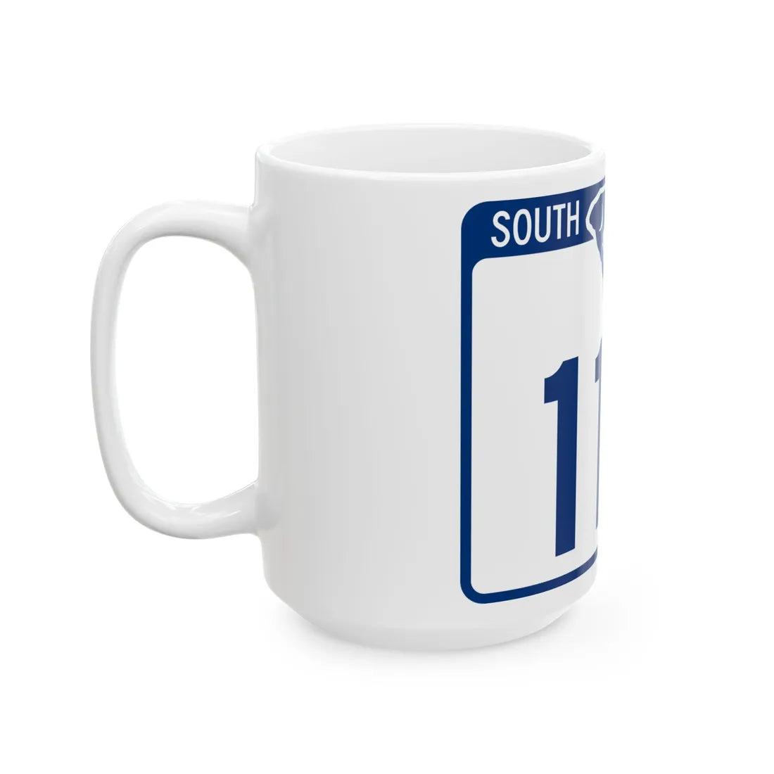 South Carolina 112 (South Carolina) (Road Sign) White Coffee Mug - Go Mug Yourself
