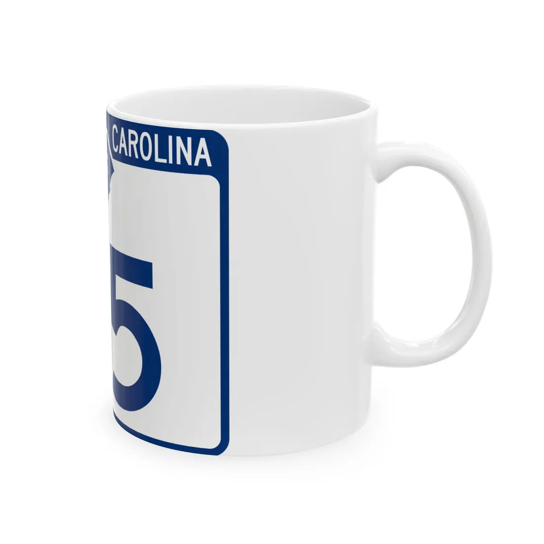 South Carolina 115 (South Carolina) (Road Sign) White Coffee Mug - Go Mug Yourself