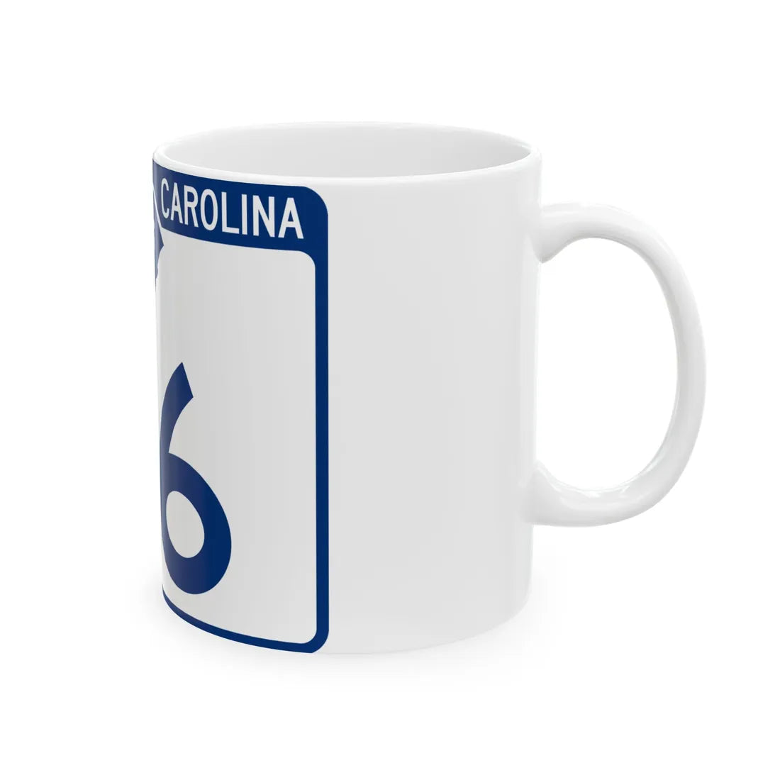 South Carolina 116 (South Carolina) (Road Sign) White Coffee Mug - Go Mug Yourself