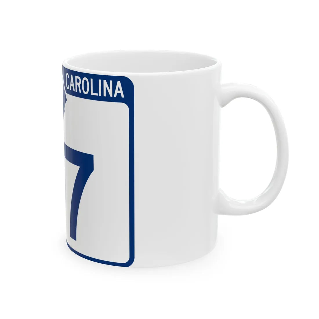 South Carolina 117 (South Carolina) (Road Sign) White Coffee Mug - Go Mug Yourself