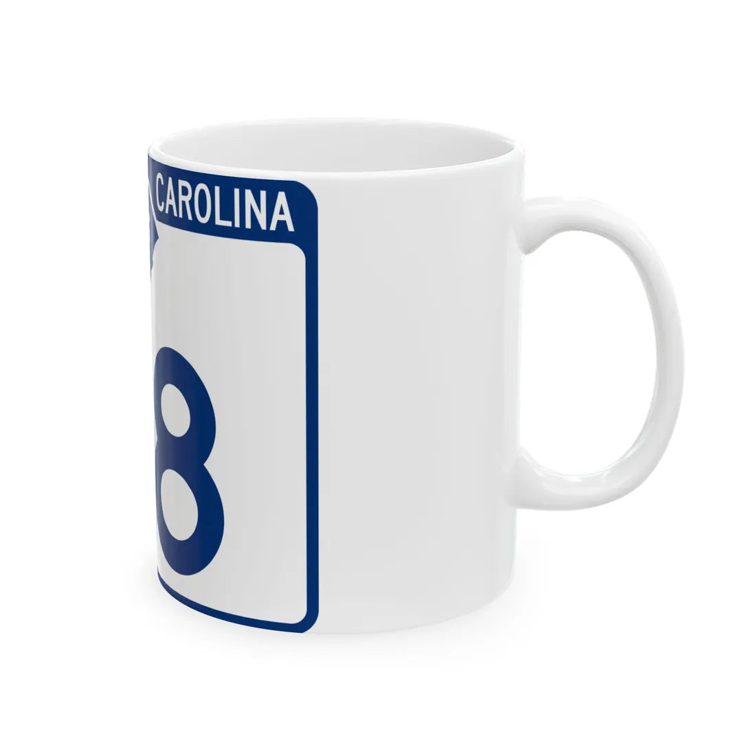 South Carolina 118 (South Carolina) (Road Sign) White Coffee Mug - Go Mug Yourself