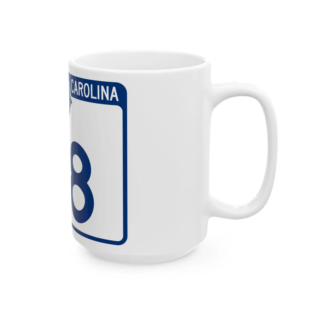 South Carolina 118 (South Carolina) (Road Sign) White Coffee Mug - Go Mug Yourself