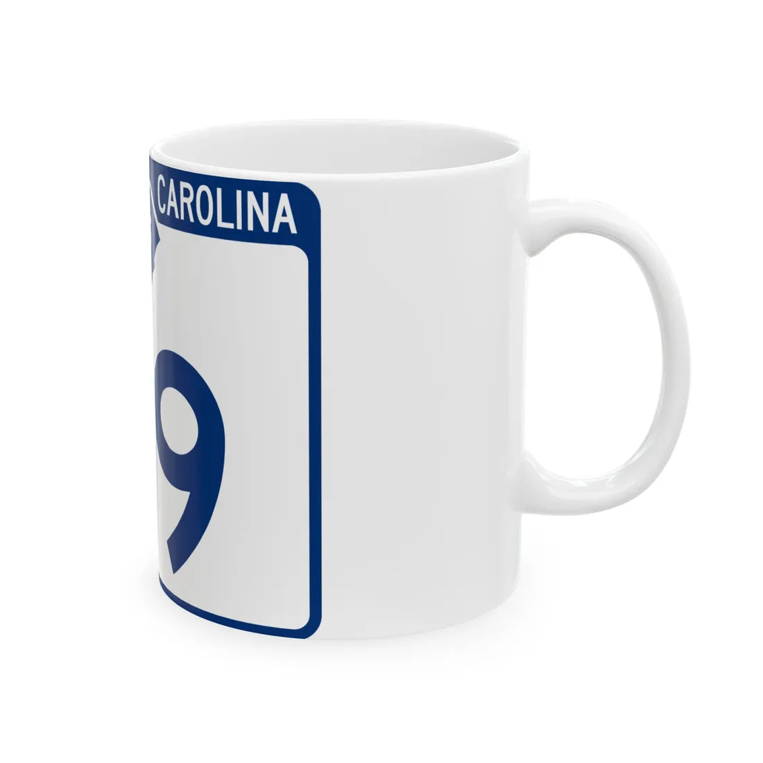 South Carolina 119 (South Carolina) (Road Sign) White Coffee Mug - Go Mug Yourself