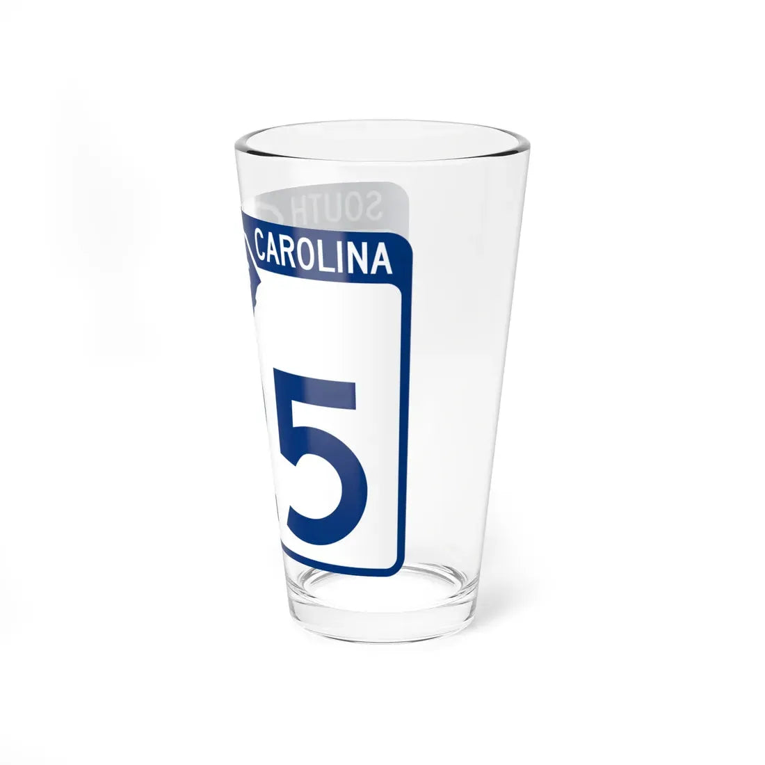 South Carolina 125 (South Carolina) (Road Sign) Pint Glass 16oz - Go Mug Yourself