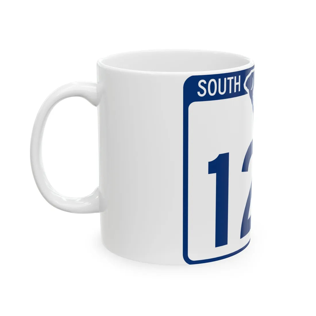 South Carolina 127 (South Carolina) (Road Sign) White Coffee Mug - Go Mug Yourself