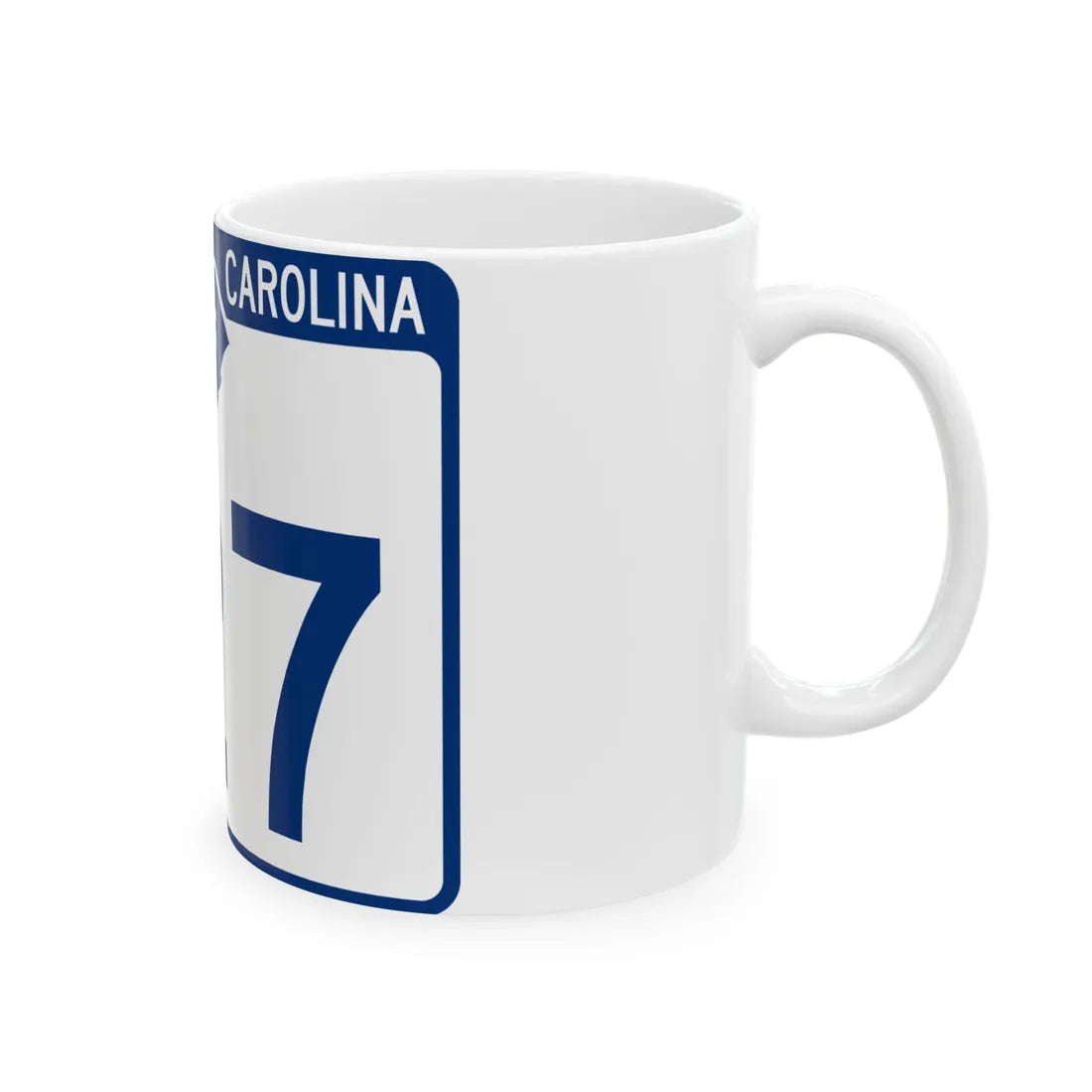 South Carolina 127 (South Carolina) (Road Sign) White Coffee Mug - Go Mug Yourself