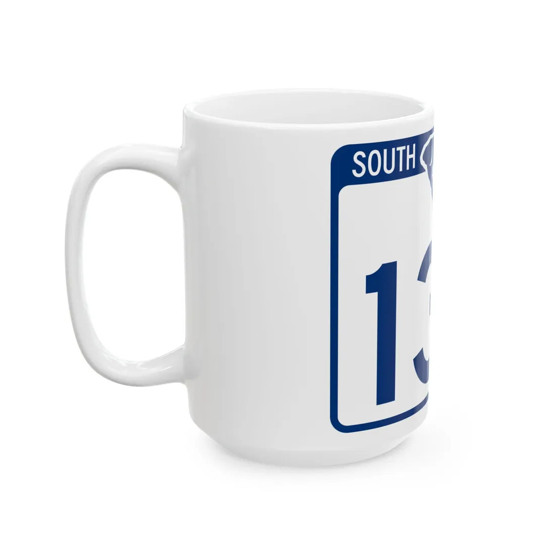South Carolina 132 (South Carolina) (Road Sign) White Coffee Mug - Go Mug Yourself