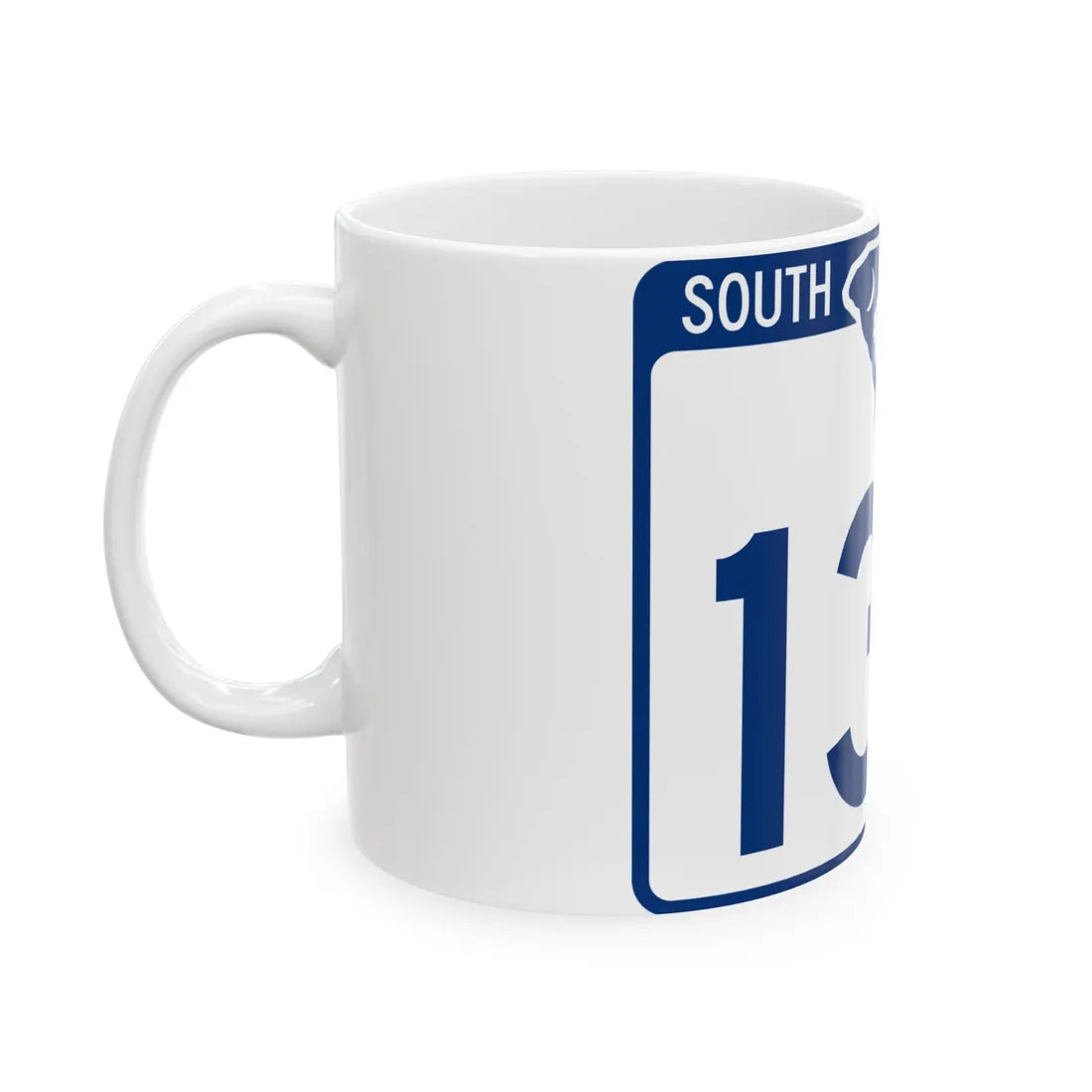 South Carolina 133 (South Carolina) (Road Sign) White Coffee Mug - Go Mug Yourself