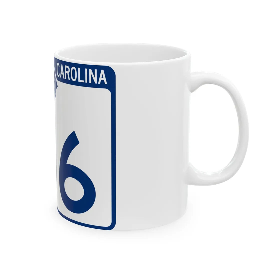 South Carolina 136 (South Carolina) (Road Sign) White Coffee Mug - Go Mug Yourself