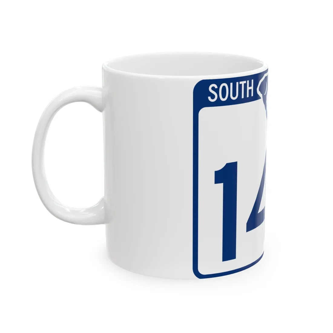 South Carolina 140 (South Carolina) (Road Sign) White Coffee Mug - Go Mug Yourself