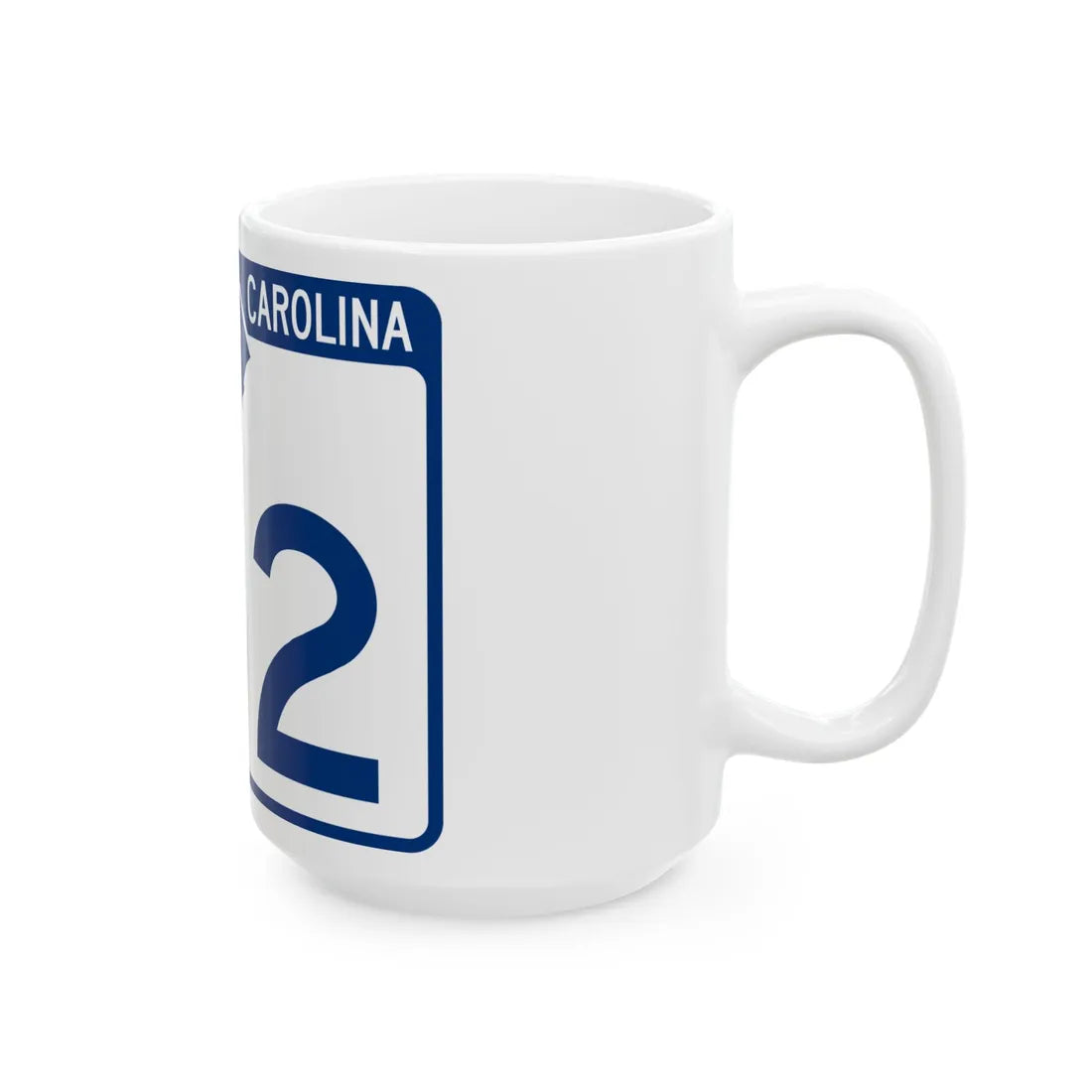 South Carolina 142 (South Carolina) (Road Sign) White Coffee Mug - Go Mug Yourself