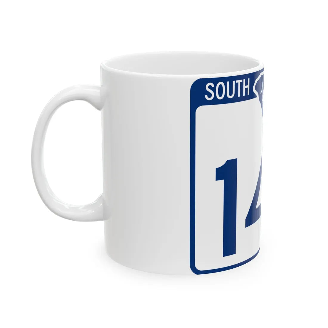 South Carolina 147 (South Carolina) (Road Sign) White Coffee Mug - Go Mug Yourself