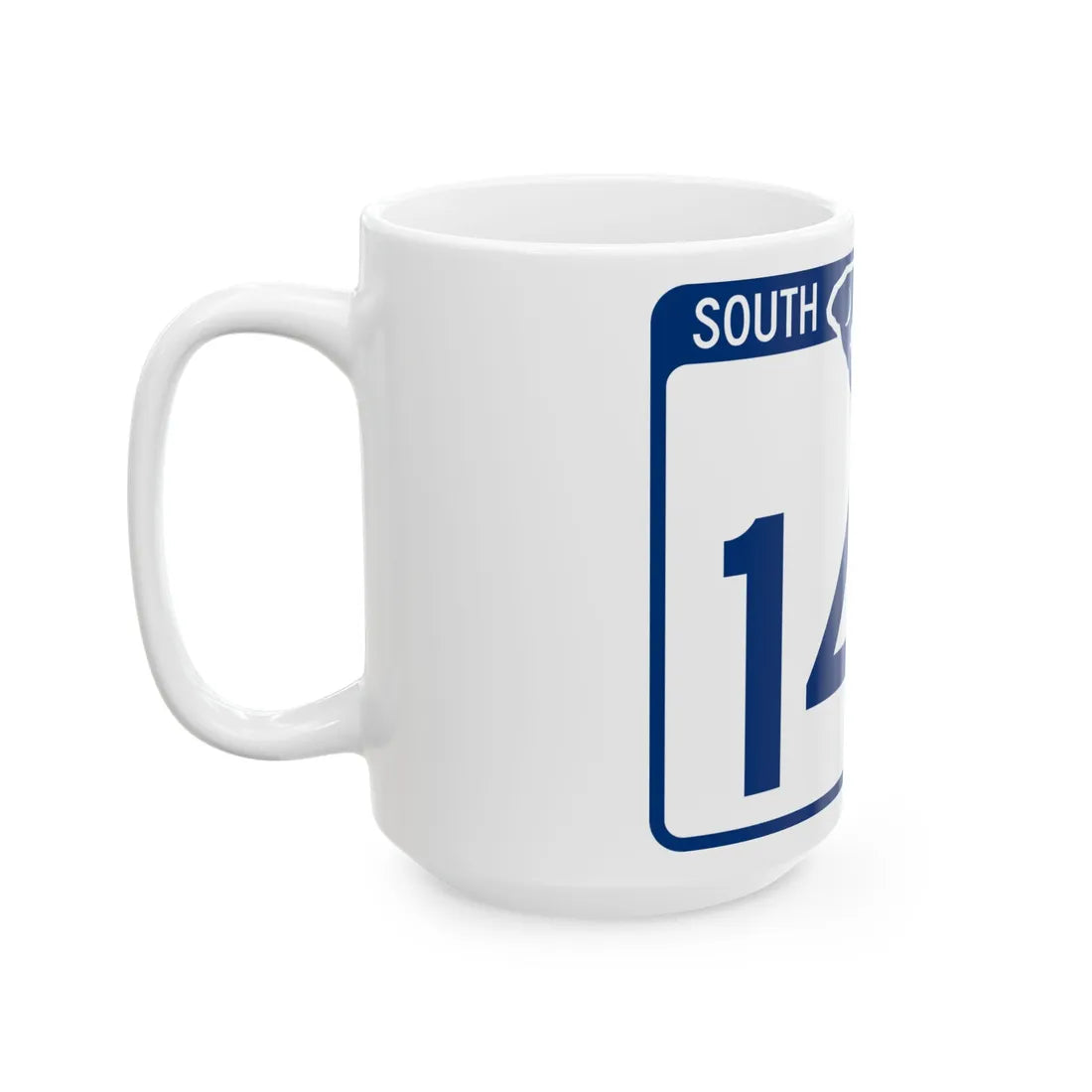 South Carolina 147 (South Carolina) (Road Sign) White Coffee Mug - Go Mug Yourself