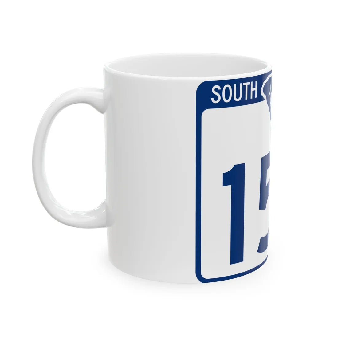 South Carolina 157 (South Carolina) (Road Sign) White Coffee Mug - Go Mug Yourself