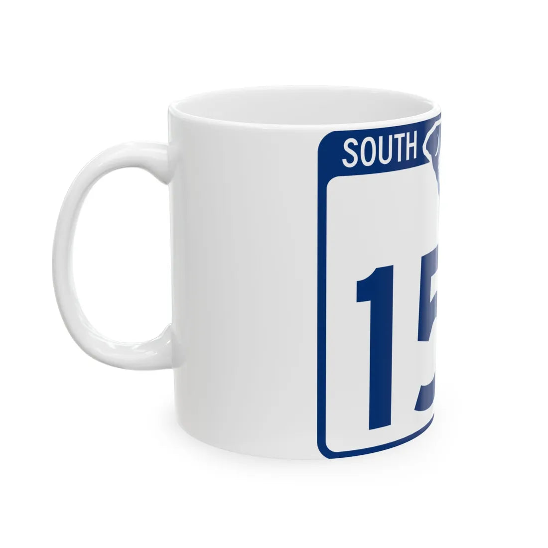 South Carolina 159 (South Carolina) (Road Sign) White Coffee Mug - Go Mug Yourself