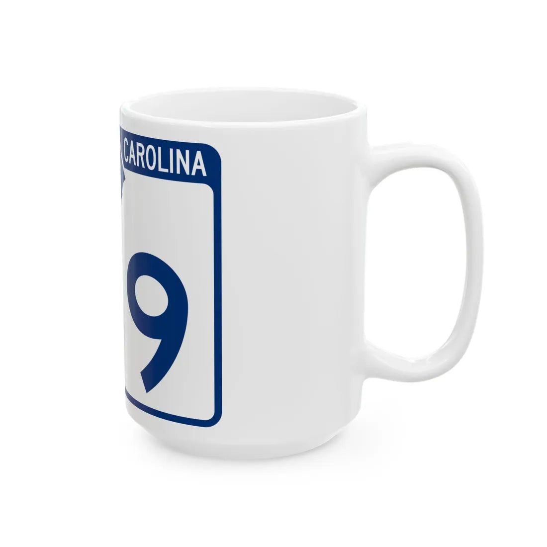 South Carolina 159 (South Carolina) (Road Sign) White Coffee Mug - Go Mug Yourself