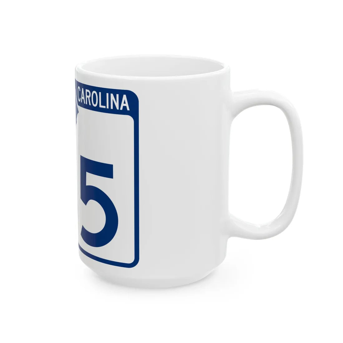 South Carolina 165 (South Carolina) (Road Sign) White Coffee Mug - Go Mug Yourself