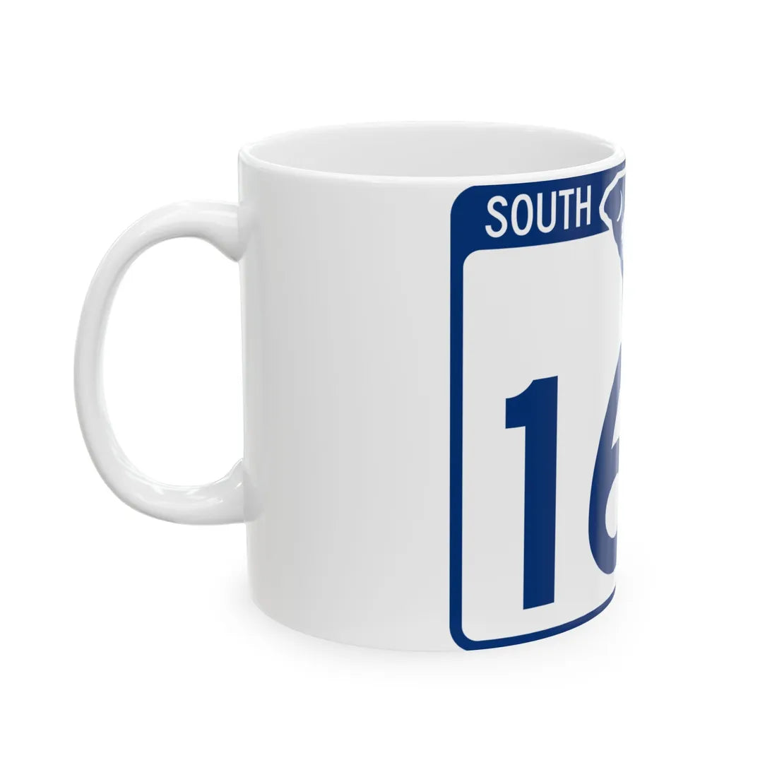 South Carolina 169 (South Carolina) (Road Sign) White Coffee Mug - Go Mug Yourself