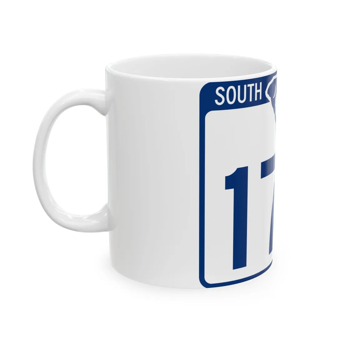 South Carolina 170 (South Carolina) (Road Sign) White Coffee Mug - Go Mug Yourself