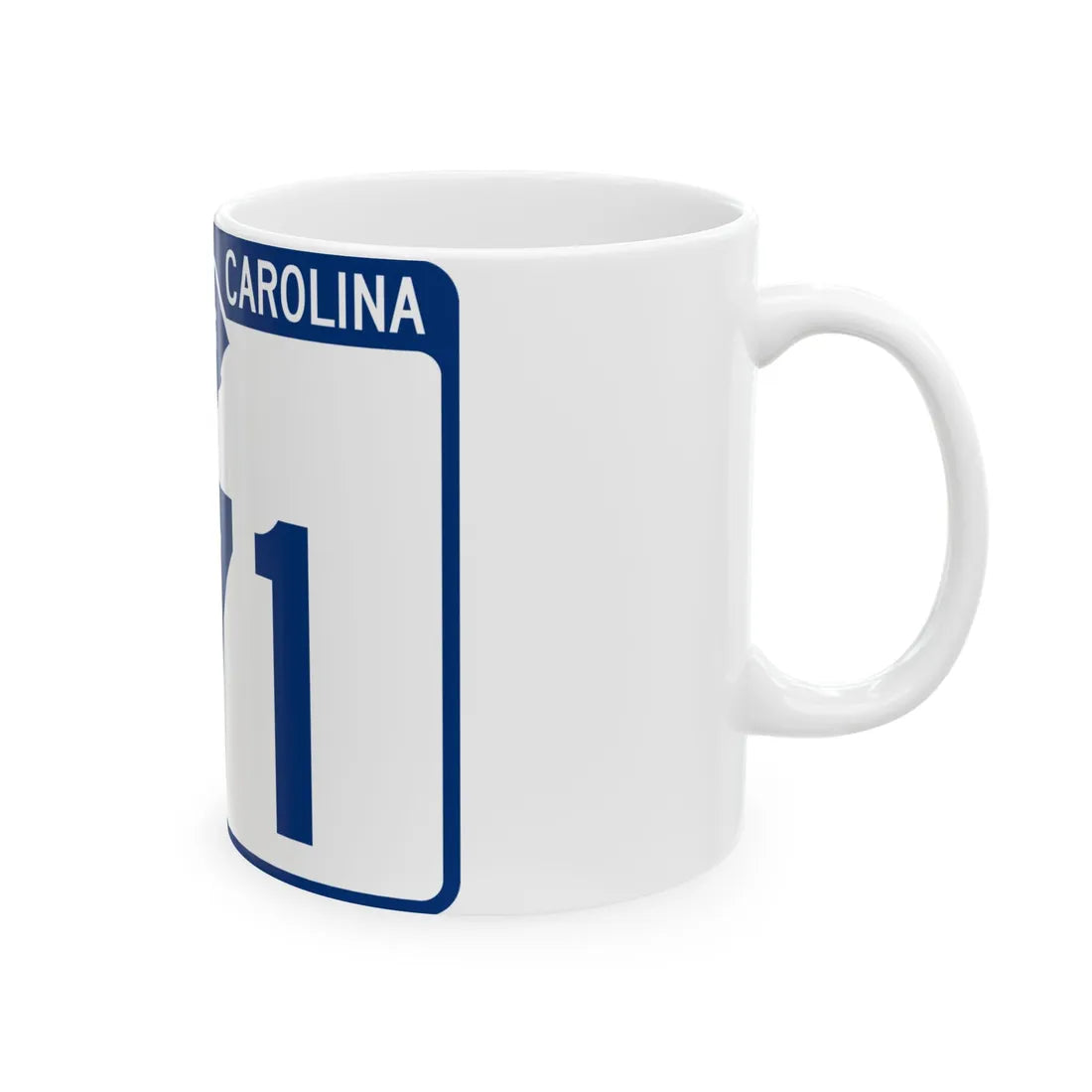 South Carolina 171 (South Carolina) (Road Sign) White Coffee Mug - Go Mug Yourself