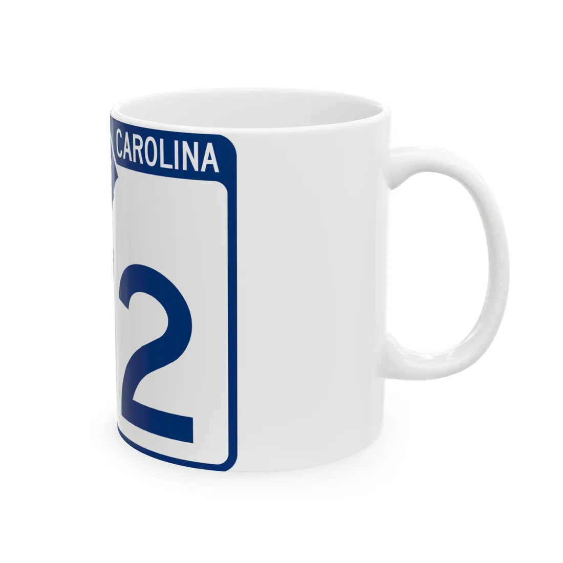 South Carolina 172 (South Carolina) (Road Sign) White Coffee Mug - Go Mug Yourself