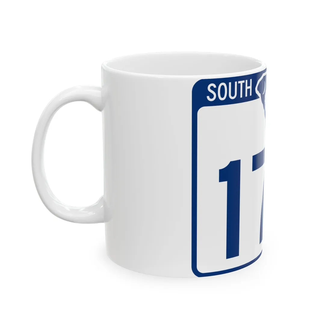 South Carolina 173 (South Carolina) (Road Sign) White Coffee Mug - Go Mug Yourself