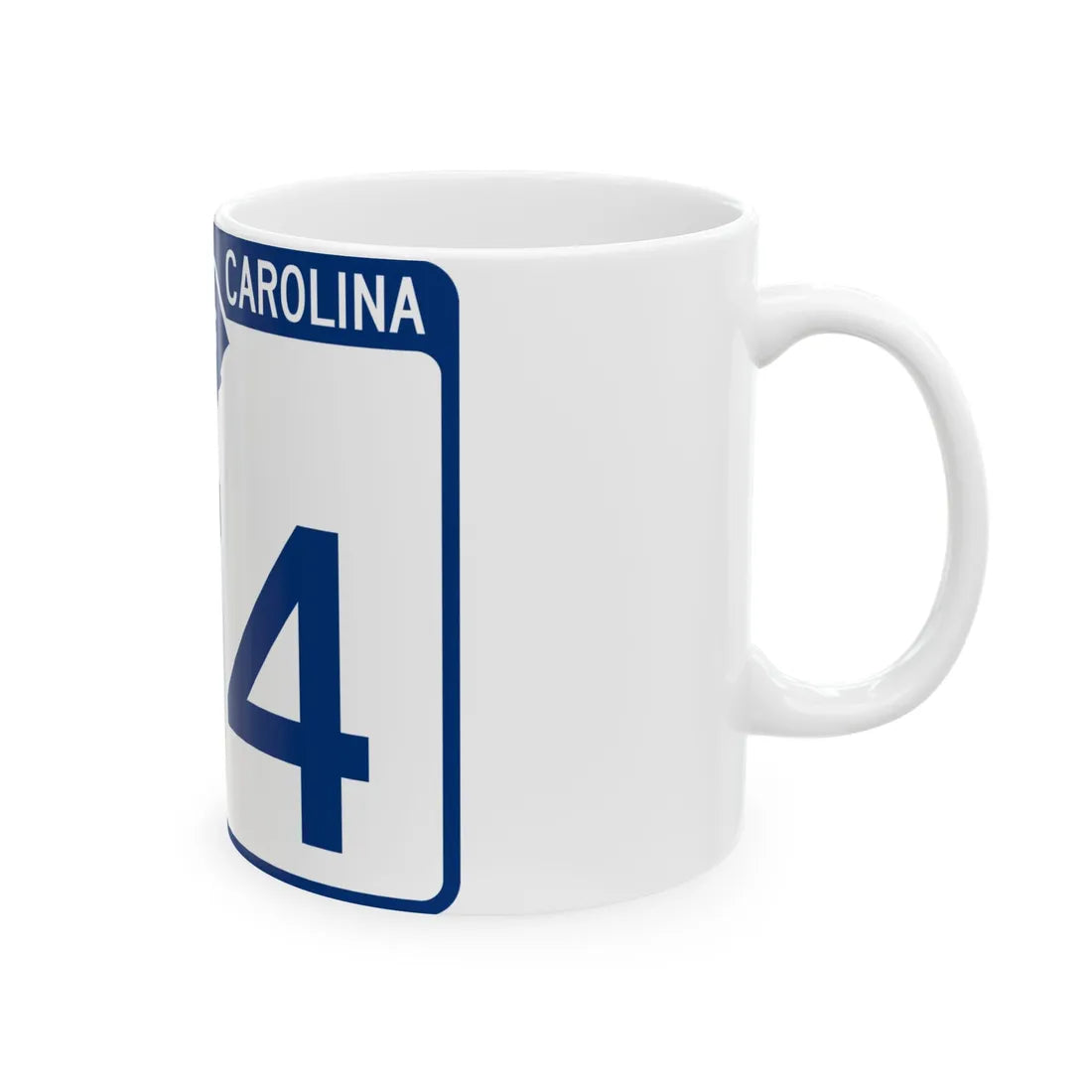South Carolina 174 (South Carolina) (Road Sign) White Coffee Mug - Go Mug Yourself