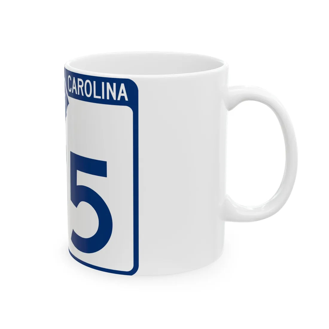 South Carolina 175 (South Carolina) (Road Sign) White Coffee Mug - Go Mug Yourself