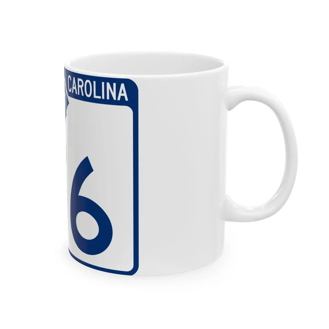 South Carolina 176 (South Carolina) (Road Sign) White Coffee Mug - Go Mug Yourself