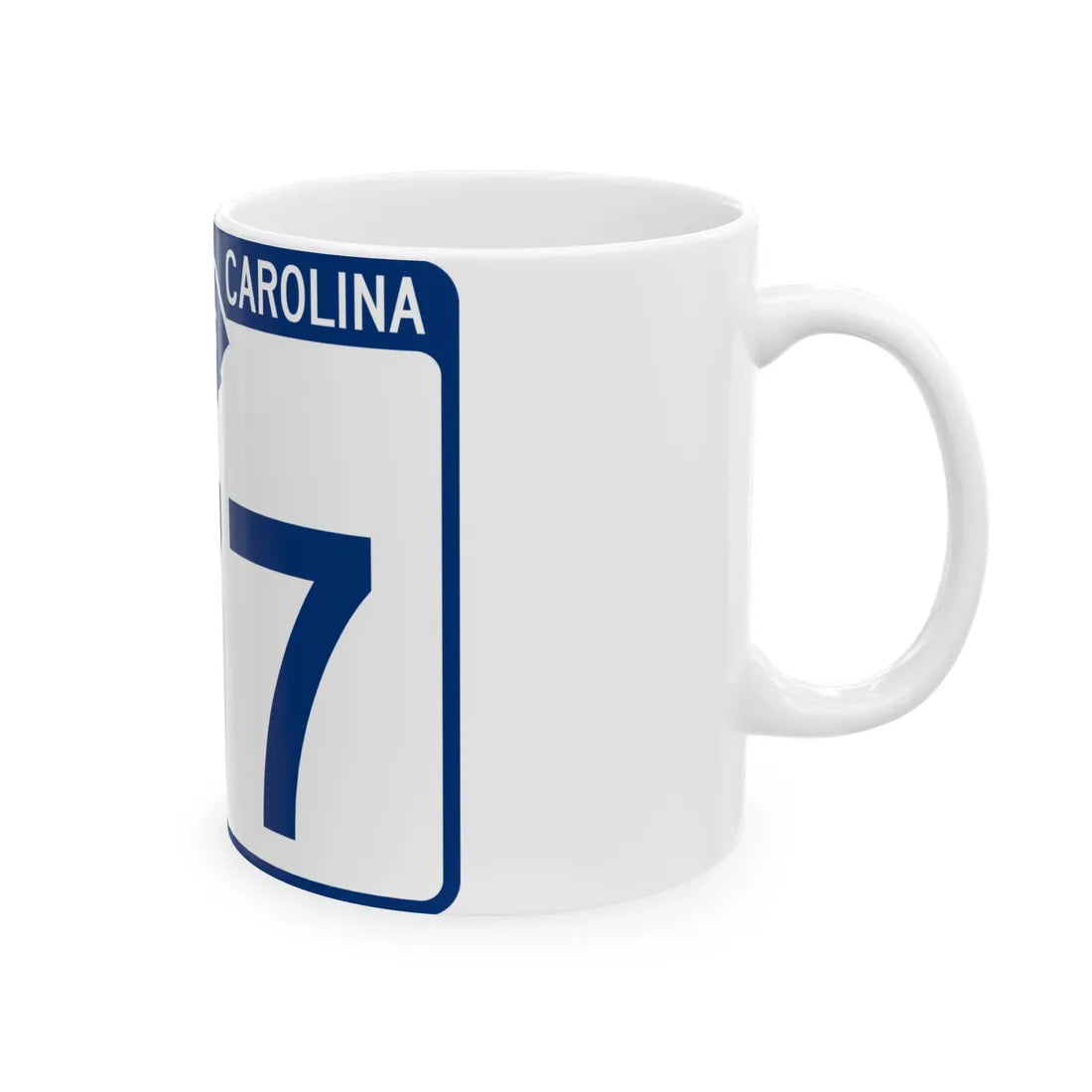 South Carolina 177 (South Carolina) (Road Sign) White Coffee Mug - Go Mug Yourself
