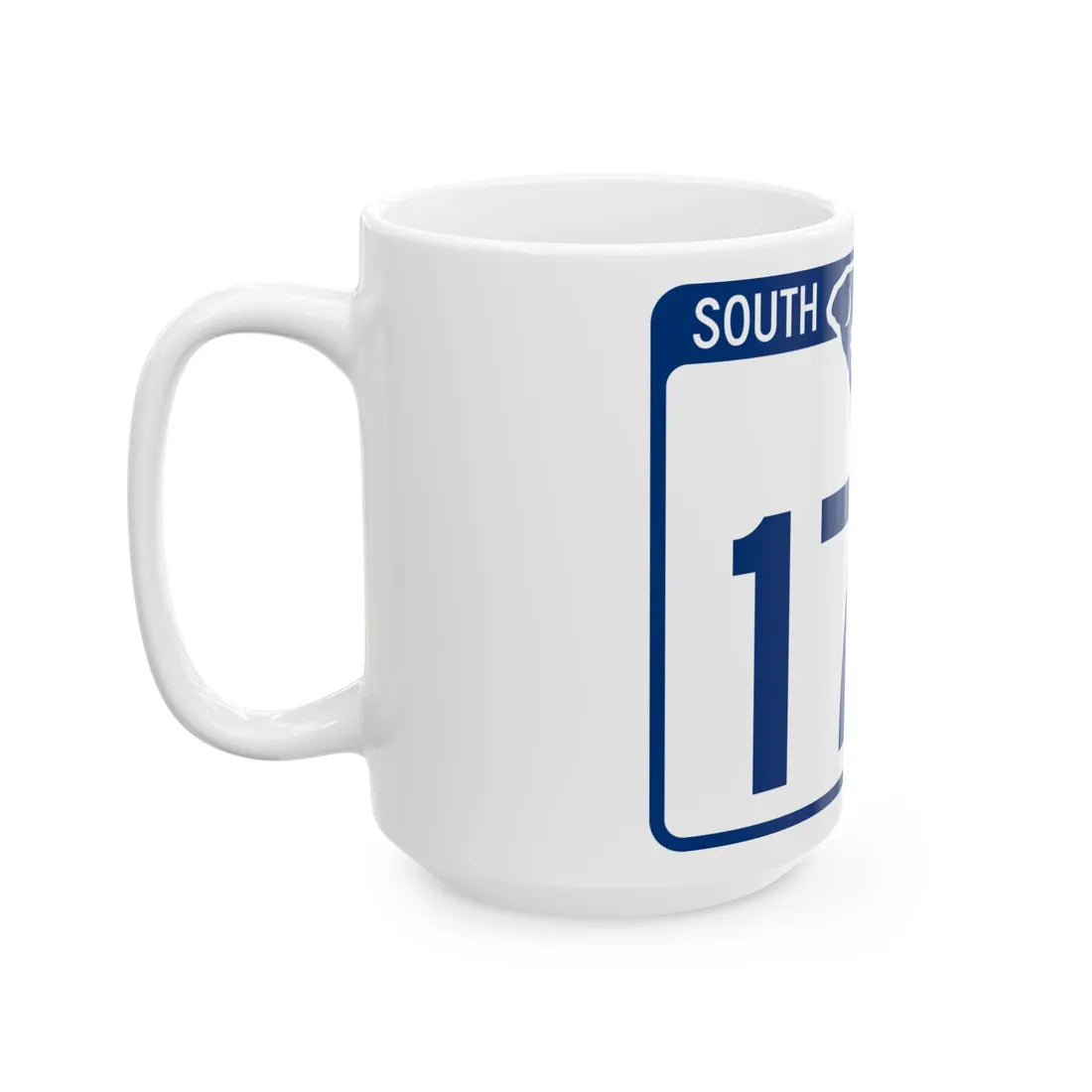South Carolina 177 (South Carolina) (Road Sign) White Coffee Mug - Go Mug Yourself