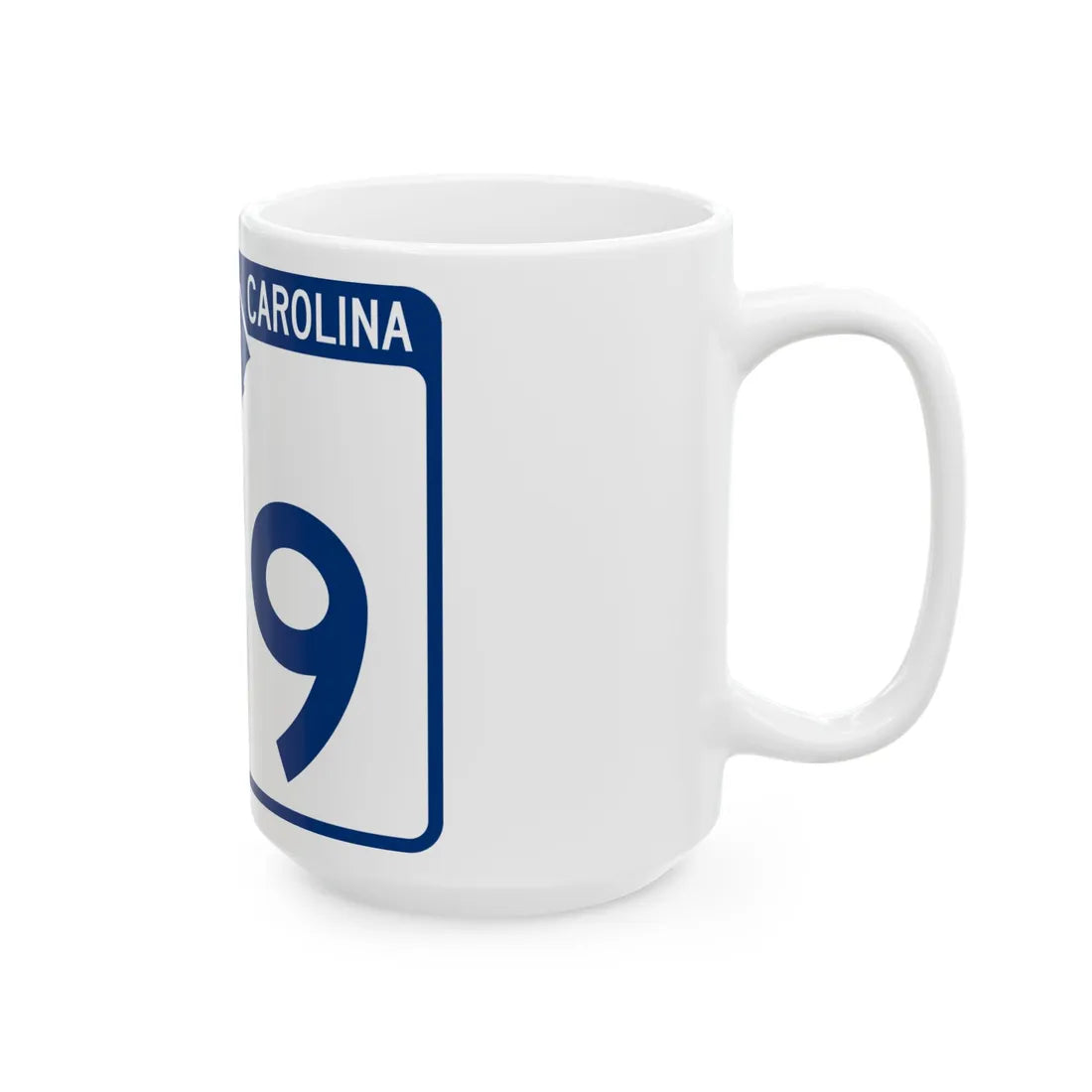 South Carolina 179 (South Carolina) (Road Sign) White Coffee Mug - Go Mug Yourself