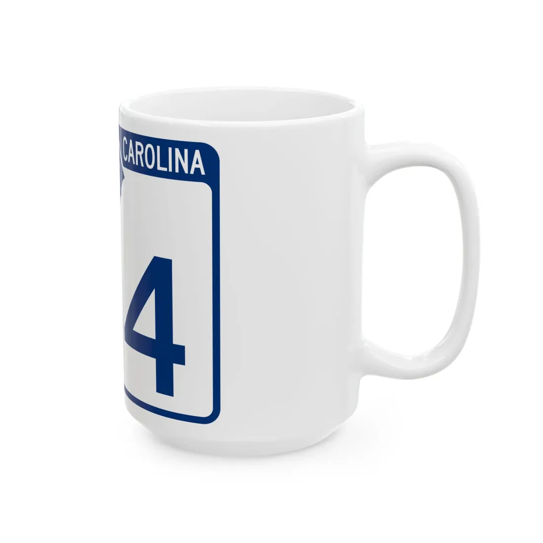 South Carolina 184 (South Carolina) (Road Sign) White Coffee Mug - Go Mug Yourself