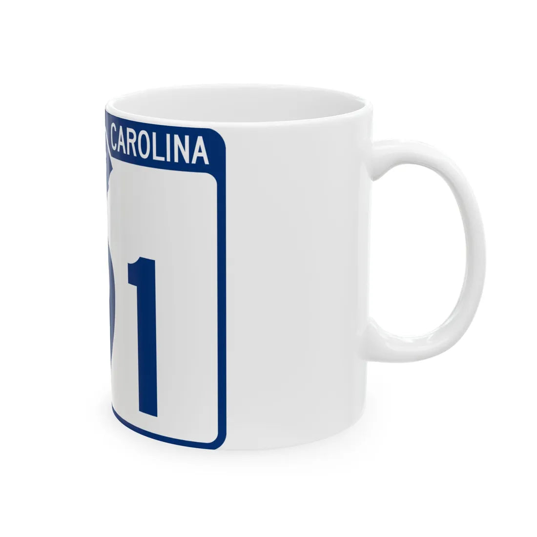 South Carolina 191 (South Carolina) (Road Sign) White Coffee Mug - Go Mug Yourself