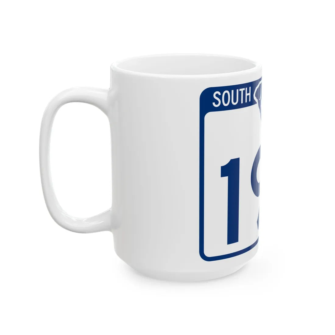 South Carolina 193 (South Carolina) (Road Sign) White Coffee Mug - Go Mug Yourself