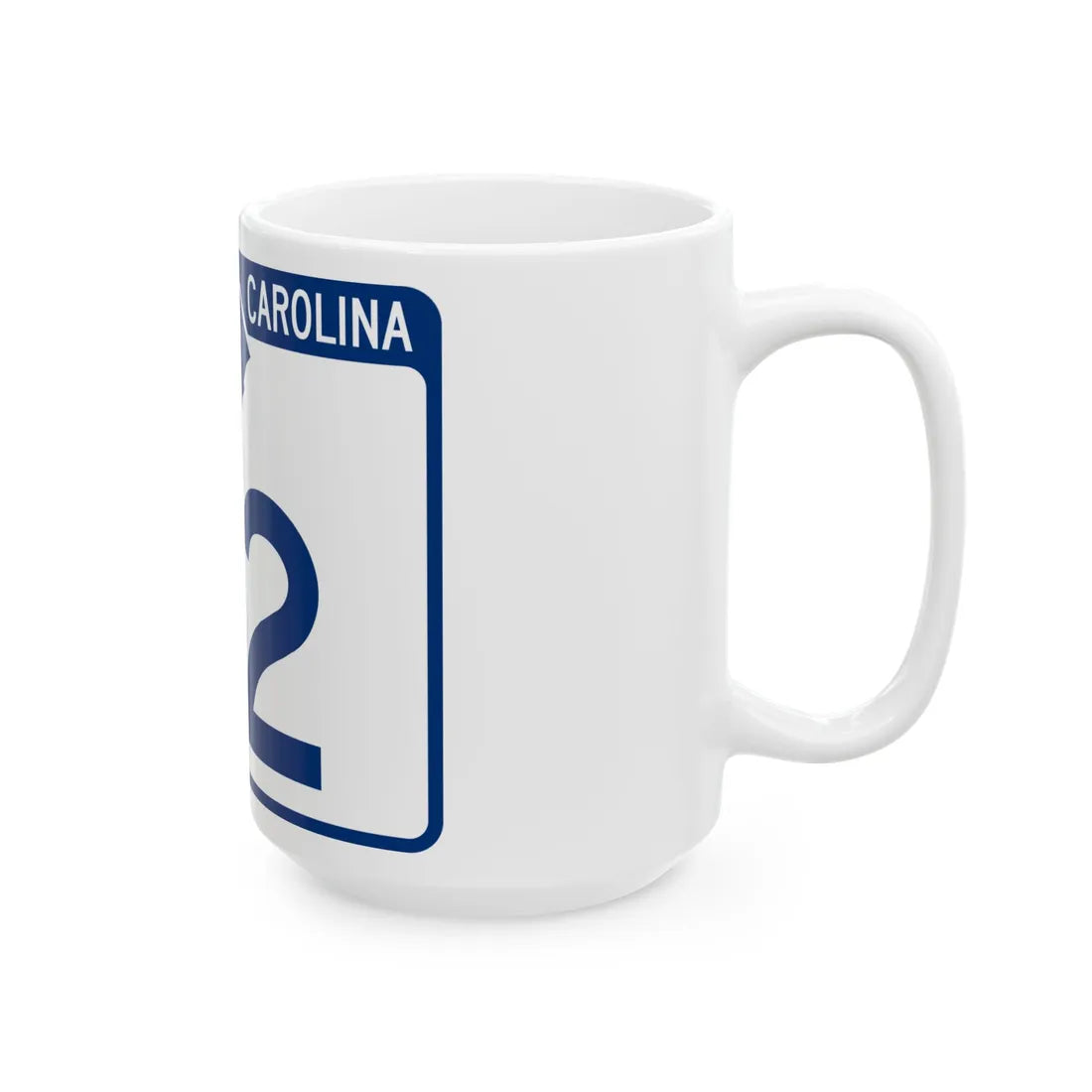 South Carolina 22 (South Carolina) (Road Sign) White Coffee Mug - Go Mug Yourself