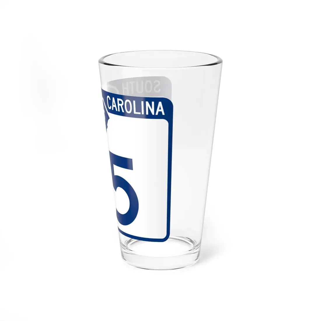 South Carolina 25 (South Carolina) (Road Sign) Pint Glass 16oz - Go Mug Yourself