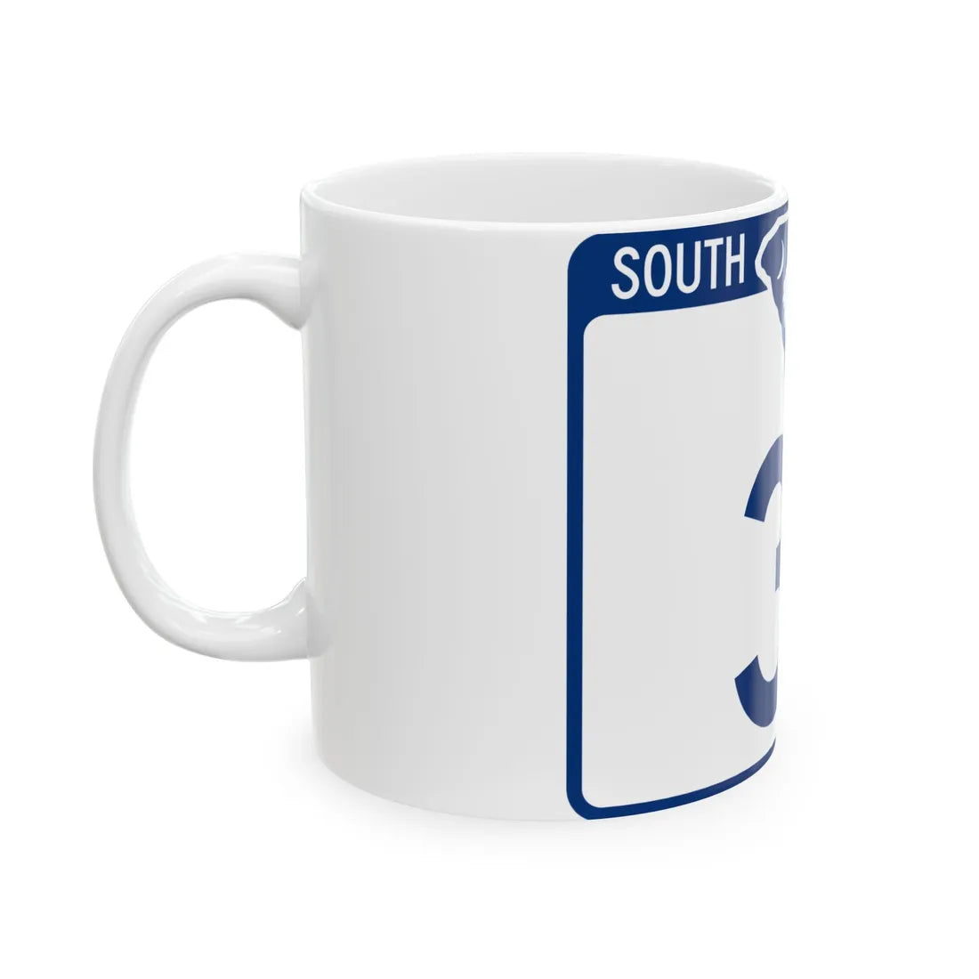 South Carolina 31 (South Carolina) (Road Sign) White Coffee Mug - Go Mug Yourself