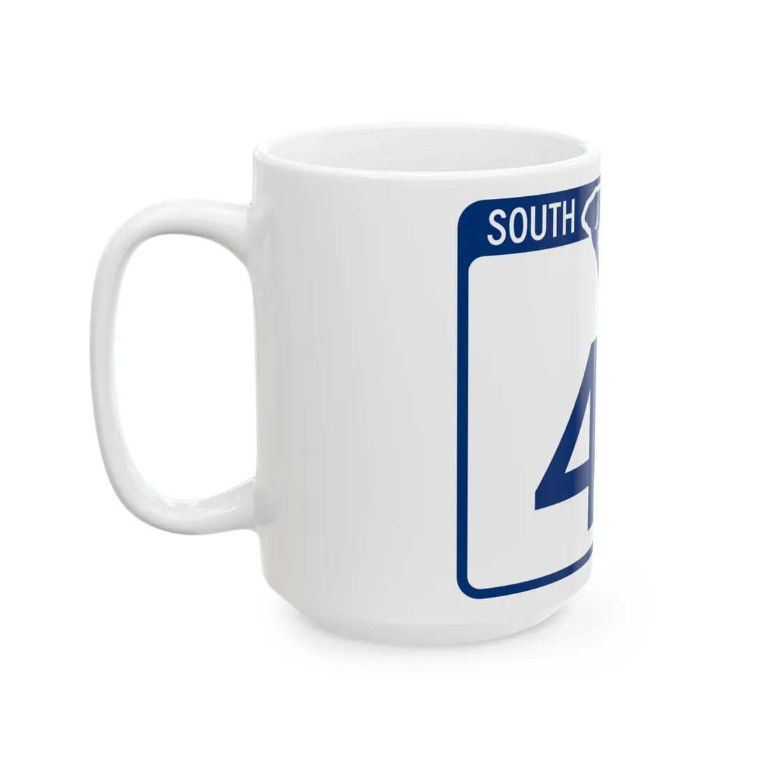 South Carolina 47 (South Carolina) (Road Sign) White Coffee Mug - Go Mug Yourself