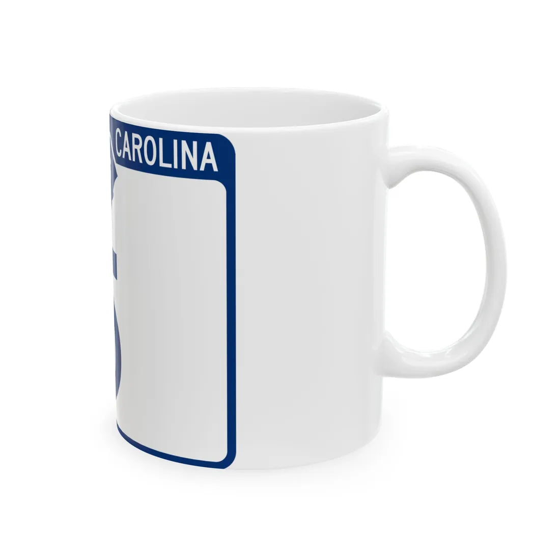 South Carolina 5 (South Carolina) (Road Sign) White Coffee Mug - Go Mug Yourself