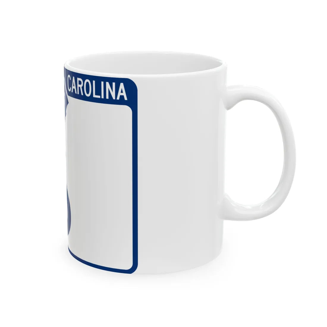 South Carolina 6 (South Carolina) (Road Sign) White Coffee Mug - Go Mug Yourself