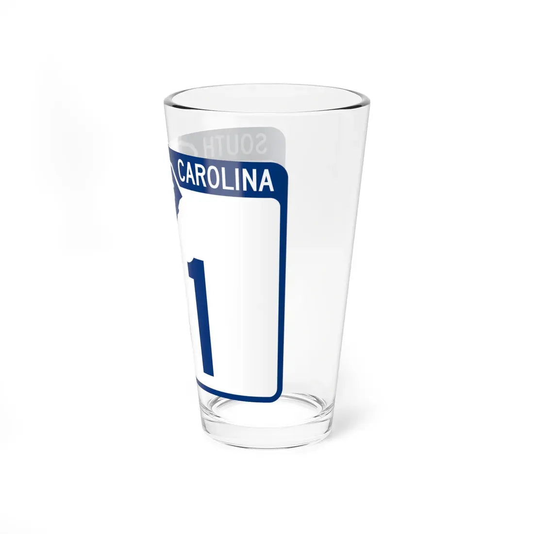 South Carolina 61 (South Carolina) (Road Sign) Pint Glass 16oz - Go Mug Yourself
