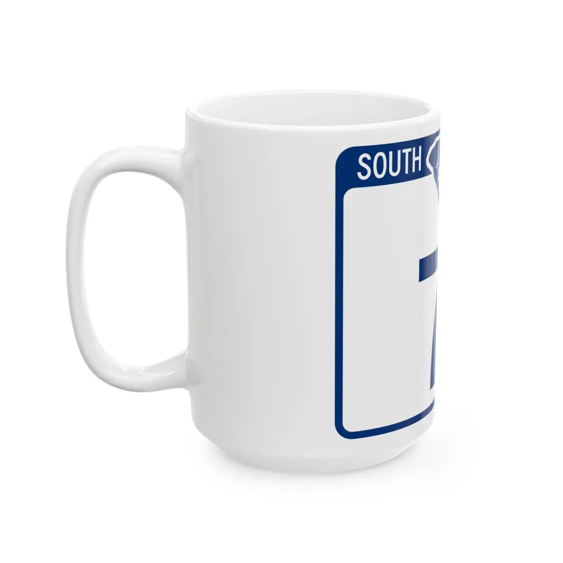 South Carolina 71 (South Carolina) (Road Sign) White Coffee Mug - Go Mug Yourself