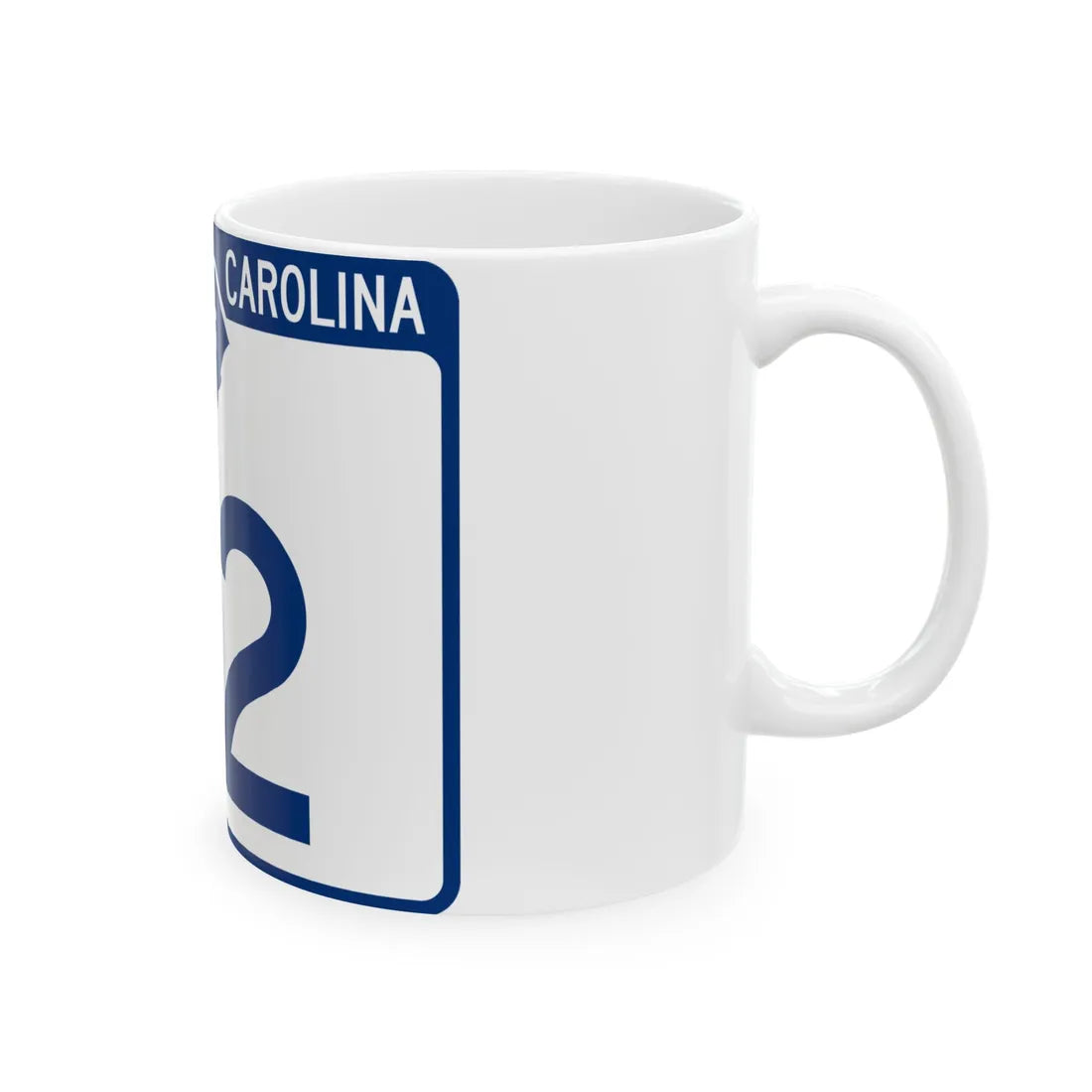 South Carolina 72 (South Carolina) (Road Sign) White Coffee Mug - Go Mug Yourself