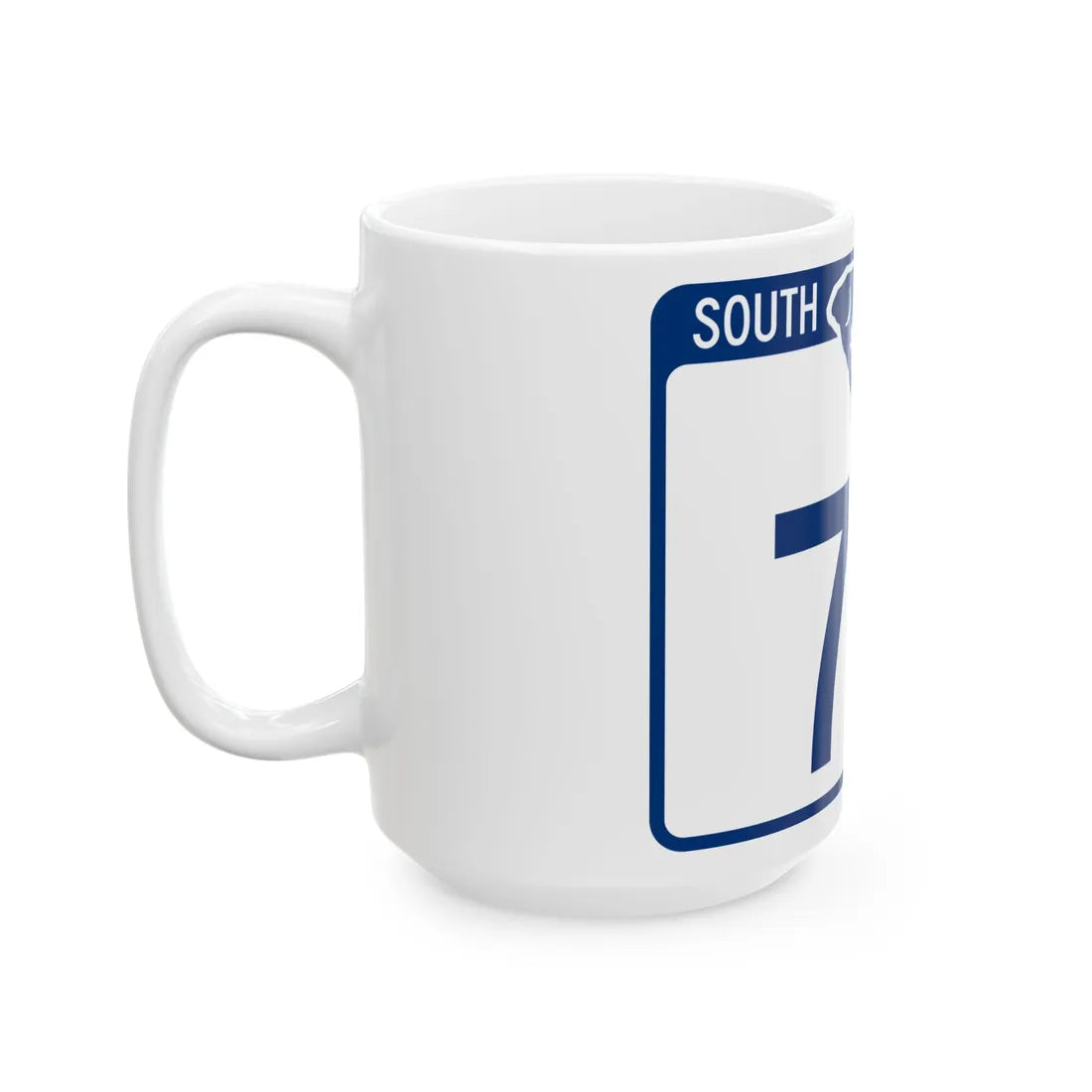 South Carolina 79 (South Carolina) (Road Sign) White Coffee Mug - Go Mug Yourself