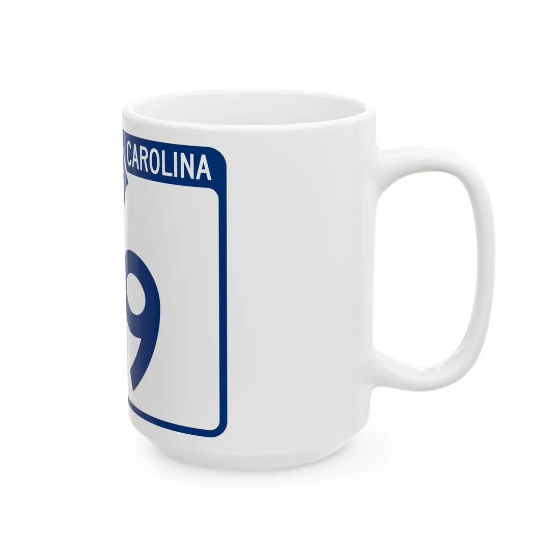 South Carolina 79 (South Carolina) (Road Sign) White Coffee Mug - Go Mug Yourself