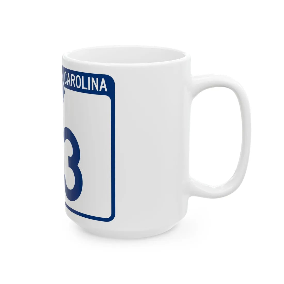 South Carolina 83 (South Carolina) (Road Sign) White Coffee Mug - Go Mug Yourself